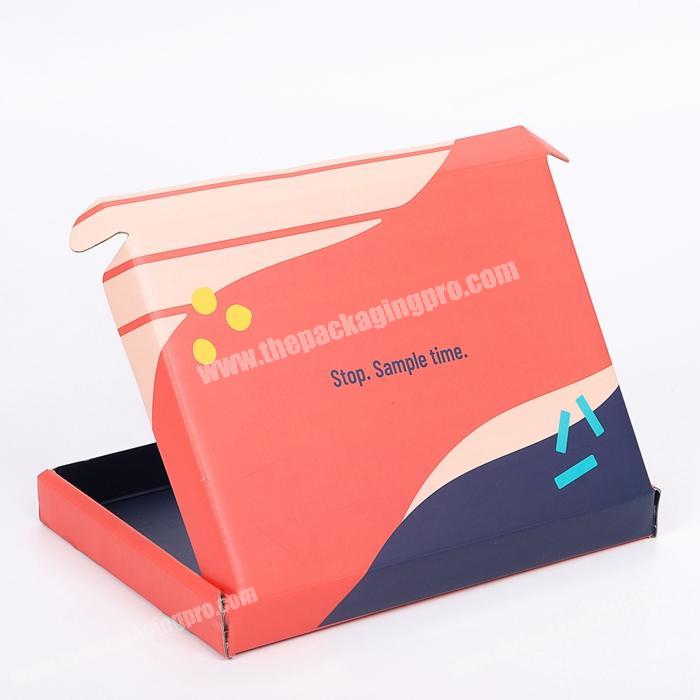 Hotsale Customized CMYK Printed Shirt Corrugated Packaging Eco-friendly Paper Box for Shopping