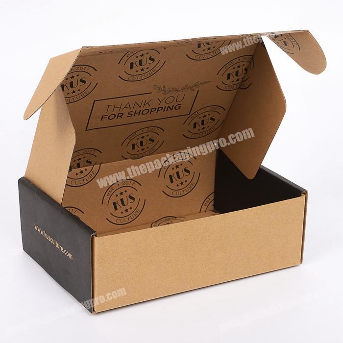 Hotsale Eco-friendly Craft Paper Box Custom Die Cut Cardboard Subscription Box Packaging
