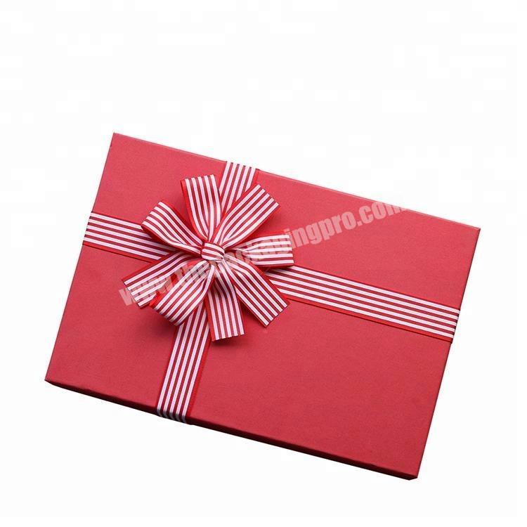 Hotsale paper printing bottle packaging beer gift box with ribbon