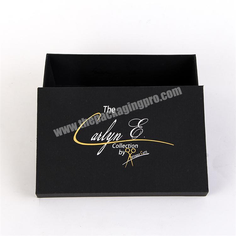 Innovative Custom Matte Black Large Cardboard Slip Luxury Packaging Box Boxes Recyclable  For Clothes Clothing Products 2020