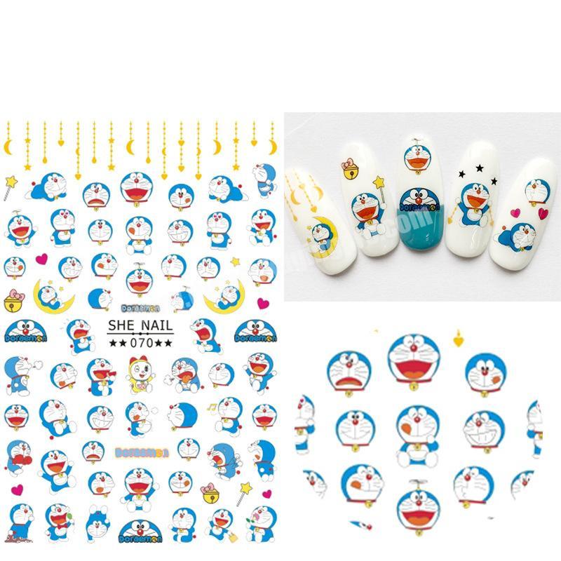 Japanese Kawaii Customised Cartoon Lovely Design Diy Custom Sticker For Nails