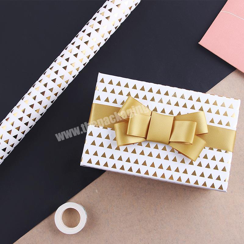 Jude Packing Custom Customer  Gold Foil Gift Wrapping Paper