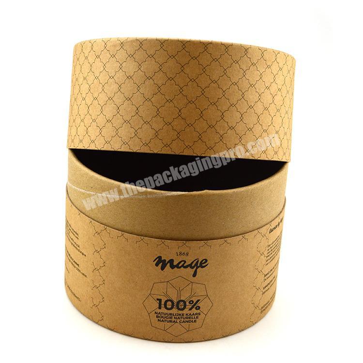 kraft cardboard tube kraft paper tube packaging round paper box