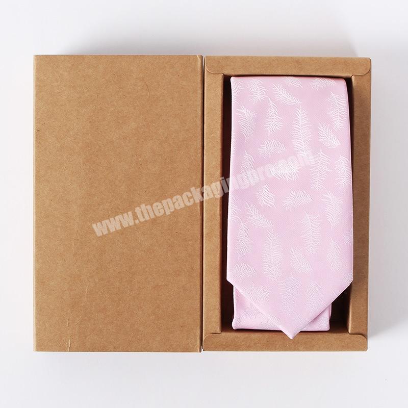 kraft custom necktie packaging box