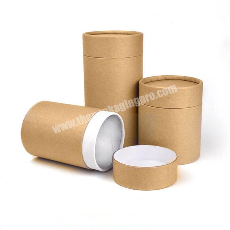 kraft cylinder cardboard box packaging