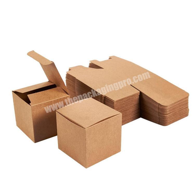 Kraft Gift Boxes Wrapping Brown Paper Boxes with Lids Kraft Boxes for Party Supplies Cupcake Containers Favors Small