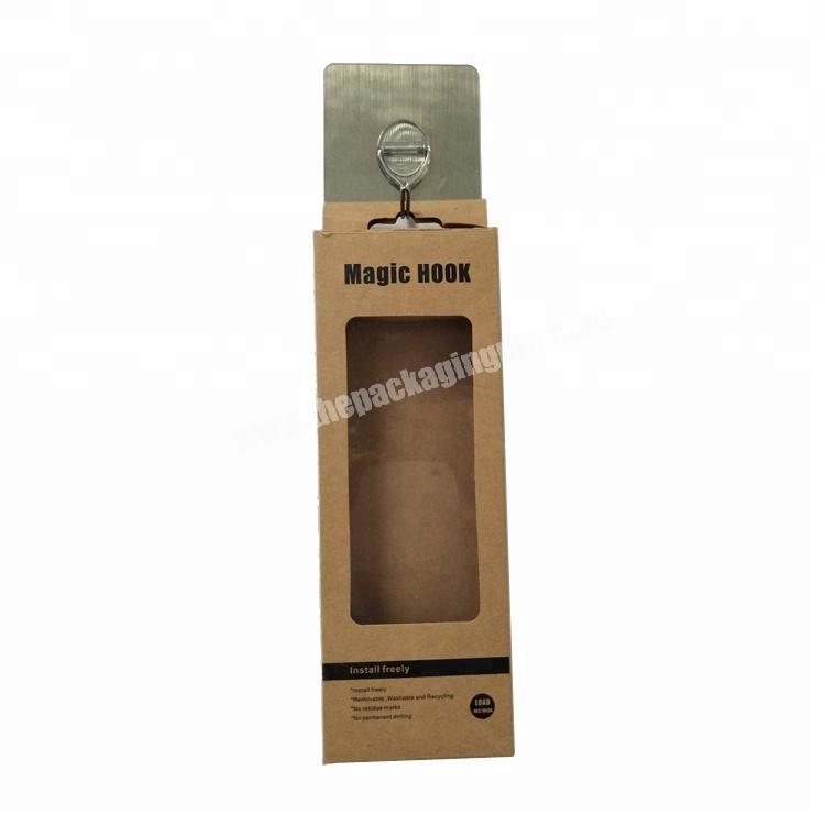 Kraft Paper Box With Transparent Window For Magic Hook