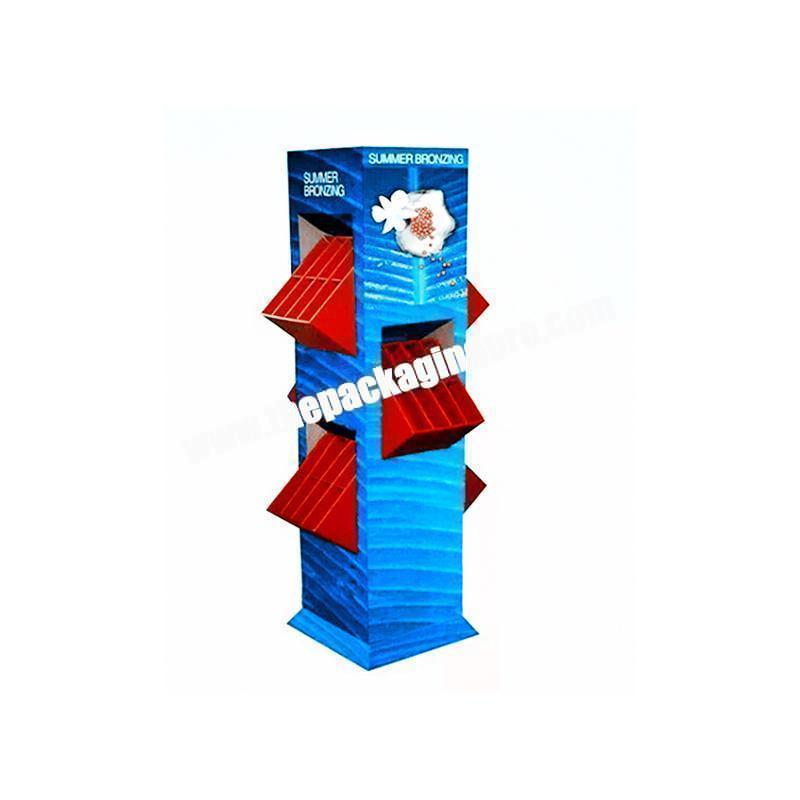 Kraft paper eco friendly perspex box display