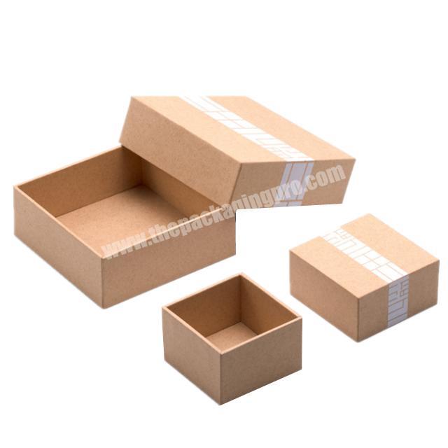 Kraft paper gift box for cake pizaa box