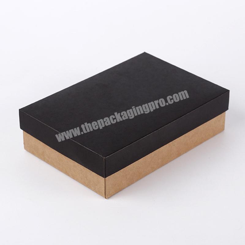 kraft paper lid and base packaging box customized items