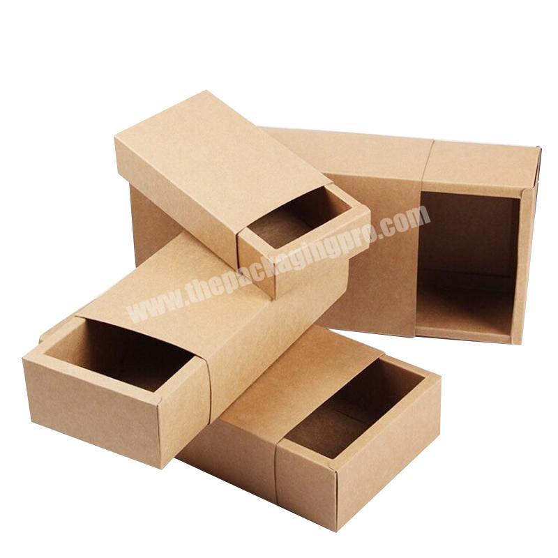 Kraft Paper Paper Type and Paper Material boxes with match style