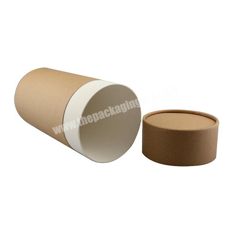kraft paper round box custom kraft paper tube cylinder cardboard packaging tube