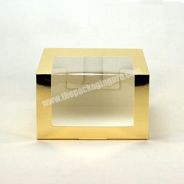 kraft  window box storage gold box