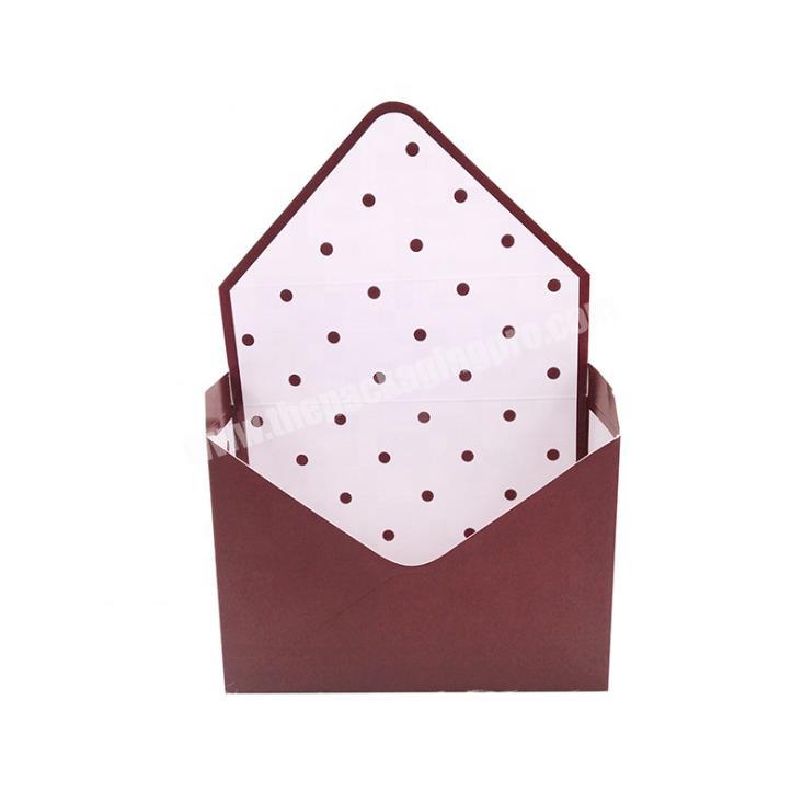 Large envelope-type packing box creative flower bouquet hand-folded bouquet gift box