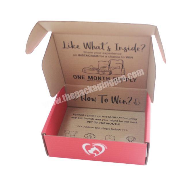 Large Or Small Shipping Boxes Custom Logo Clothing Custom Logo And Size Corrugated Paper Box
