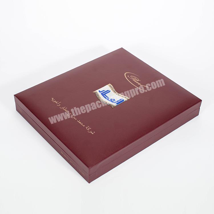 Large Paper Rectangle Shaped Wood Gift Packaging Box