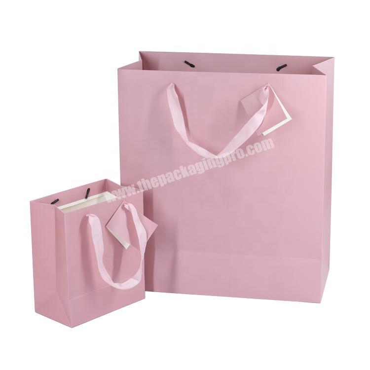 Large Size Paper Packaging Paper Shopping Bag with Customized Logo for Wholesale