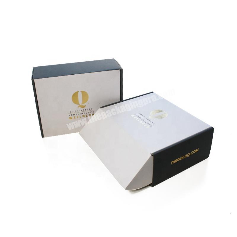 Large White Tuck Top Corrugated Cardboard Die-Cut Mailing Boxes