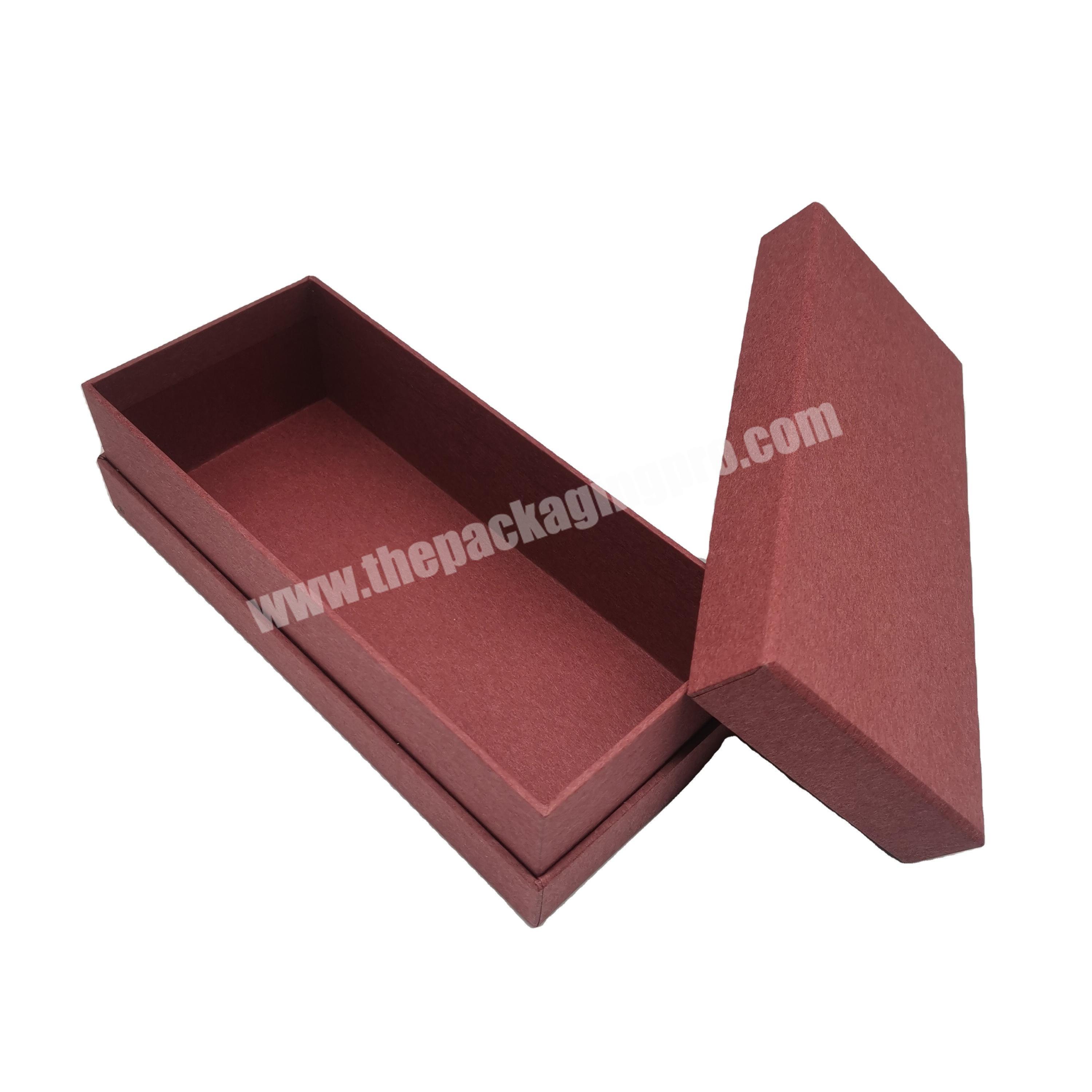 Lid and base two pieces empty hot sale handmade paperboard rigid gift skin care packaging box