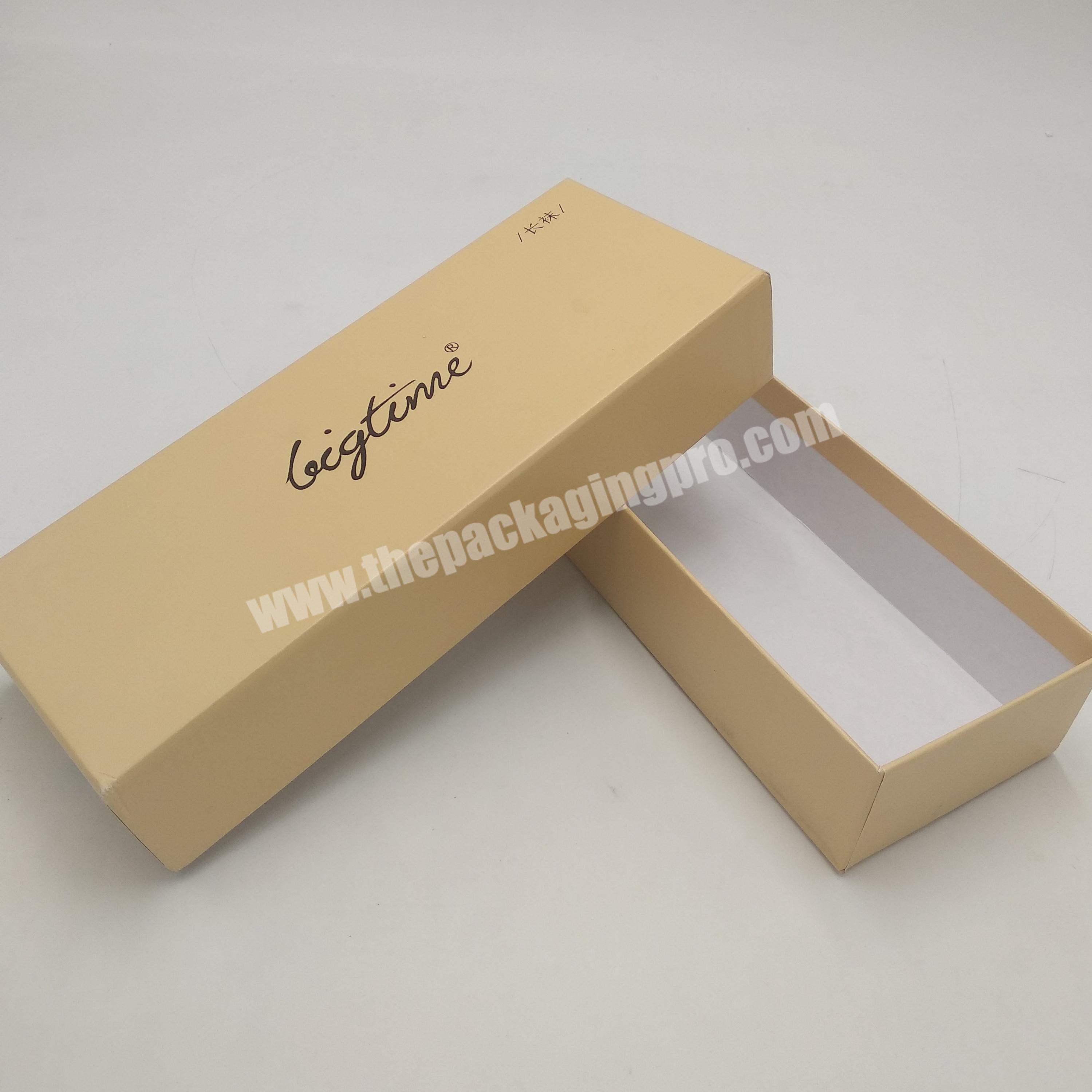 Logo cardboard gift box with gold stamping for candle box packaging