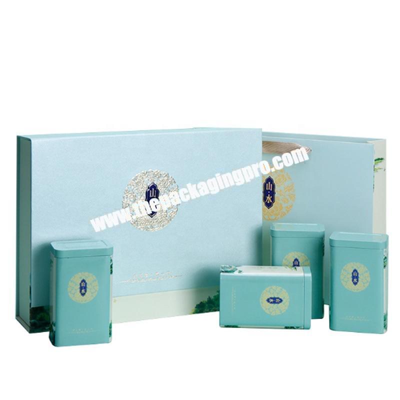 Logo Customized Rectangle Cardboard tea Gift Box