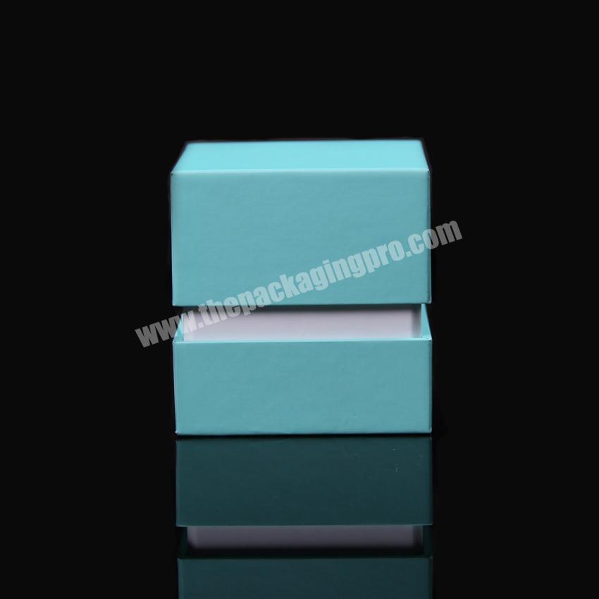 Logo printed foam insert small ring gift luxury cardboard paper custom packaging jewelry box