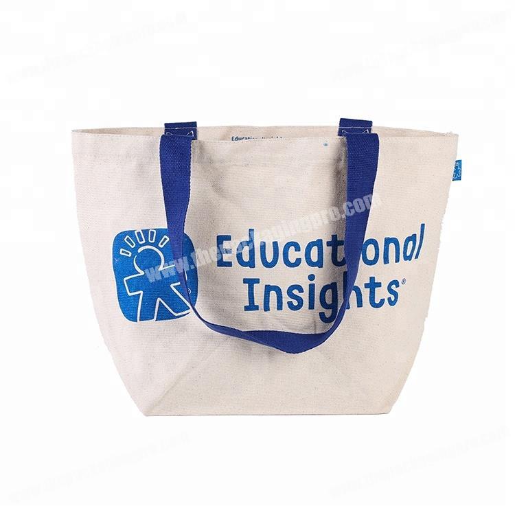 Logo printed folding wholesale cotton tote bags  high quality wholesale organic picking bags