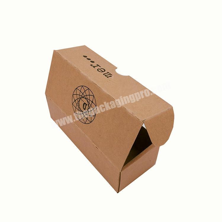 Logo Printed Kraft Paper Card Board Packaging Eco Friendly Box
