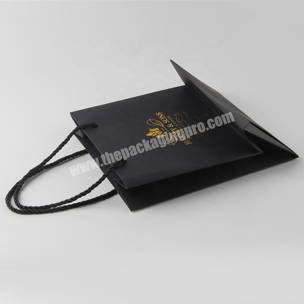 Logo printed luxury design cosmetic packaging custom japanese reinforced paper bag with low price