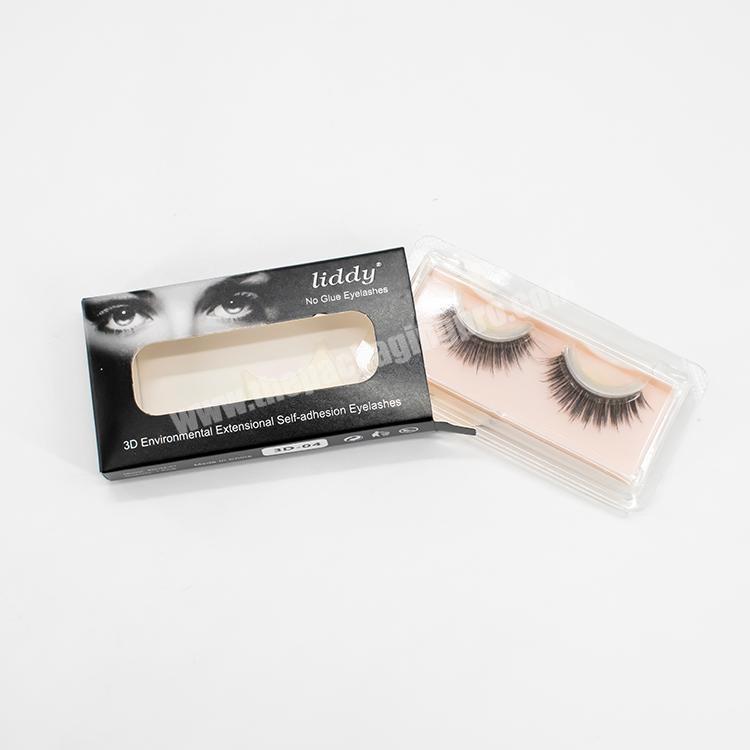 Logo printed paper custom eyelash packaging box custom marble glitter lashes box with Low MOQ empty eyelash box