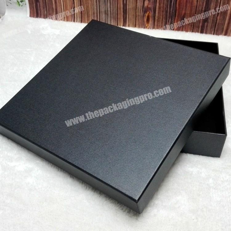 logo printing luxury custom rigid cardboard box for clothing packaging
