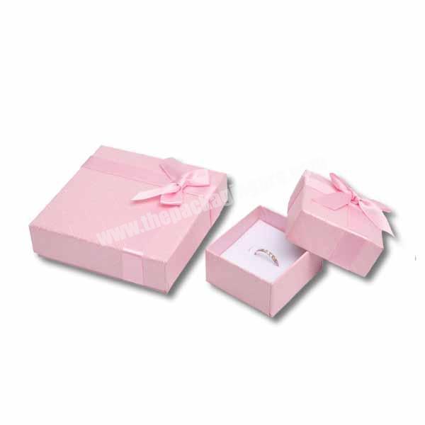 Lovely Custom Paper Jewelry box Ring Box