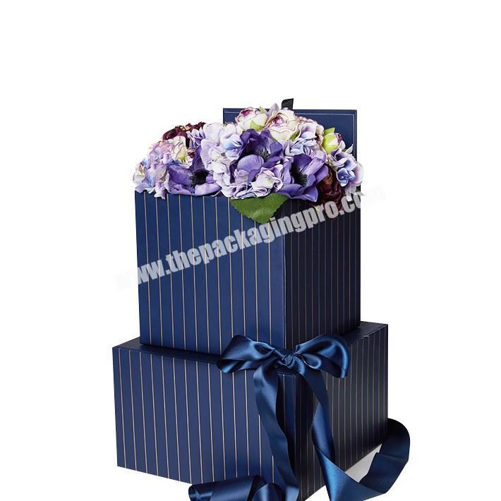 lovely heart shape beautiful flower paper gift box cmyk printing design custom logo for girl friends valentine wedding gift box