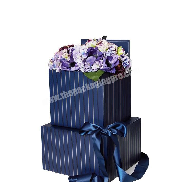 lovely heart shape beautiful flower paper gift box cmyk printing design custom logo for girl friends valentine wedding gift box