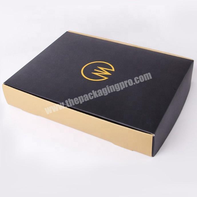 low cost individual custom logo apparel packaging gift box
