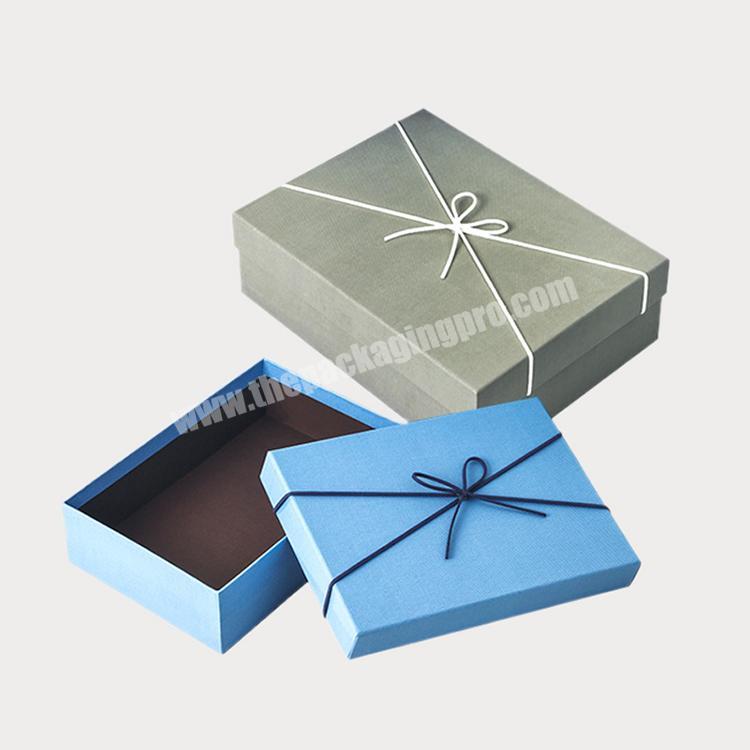 Low MOQ birthday gift luxury jewellery box paper packaging kraft boxes