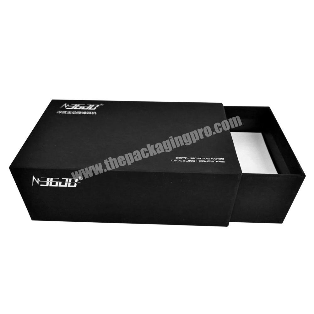 Low MOQ Custom Luxury Paper Drawer Box Packaging