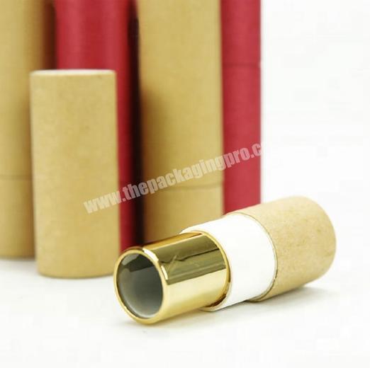 Low MOQ custom private lipstick tube paper packaging box