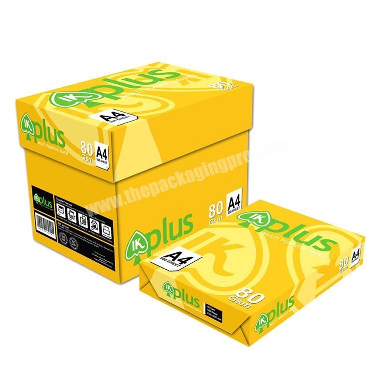 Low order quantity high quality a4 paper packaging cardboard storage box