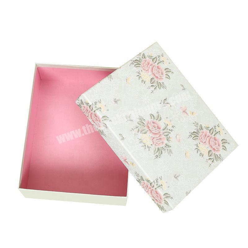 Luxurious Personalized Square Lid and Base Style Scarf Package Gift Box