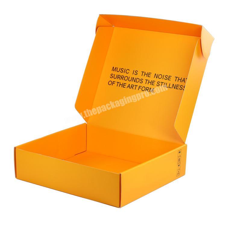 Luxury Apparel Packing Boxes Custom Logo Corrugated Paper Clothing Packaging Box