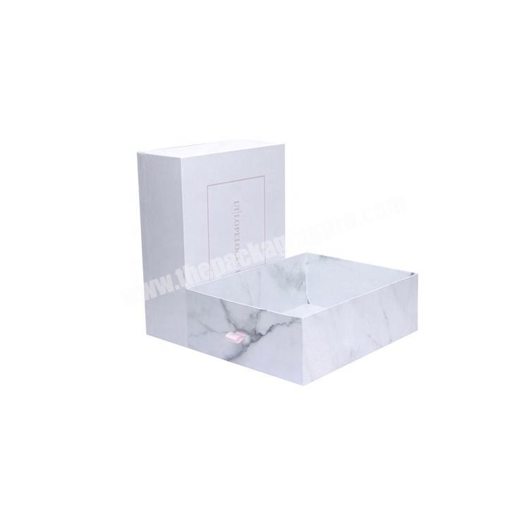 luxury art paper cardboard gift marble box