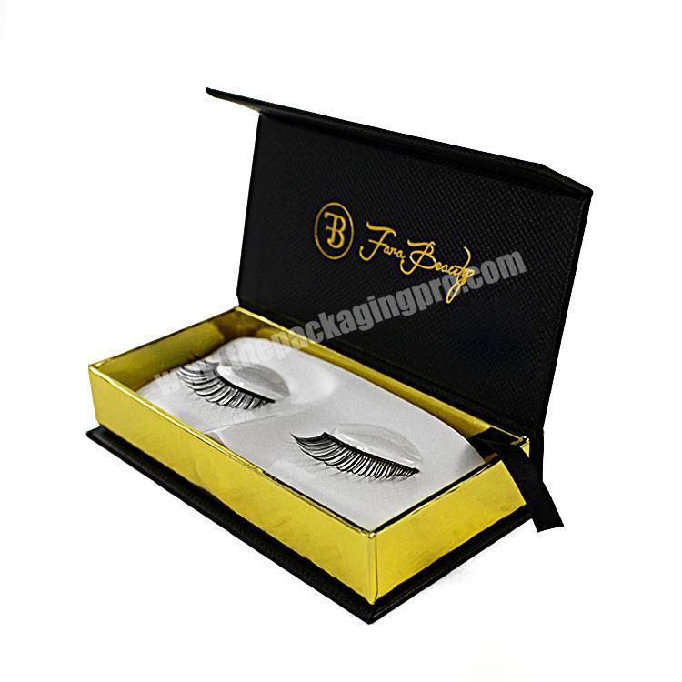Luxury Black Eyelash Packaging Paper Gift Box