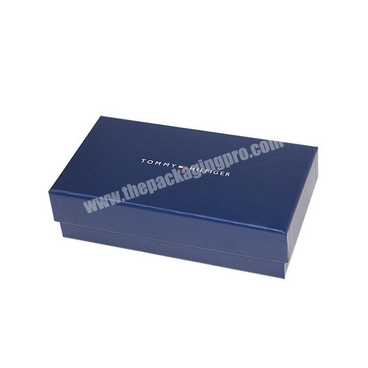 Luxury blue boxes packaging with blister interior tray