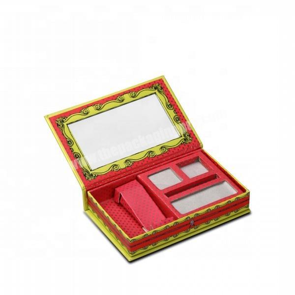 Luxury book shape box cardboard paper gift box with magnetic lid