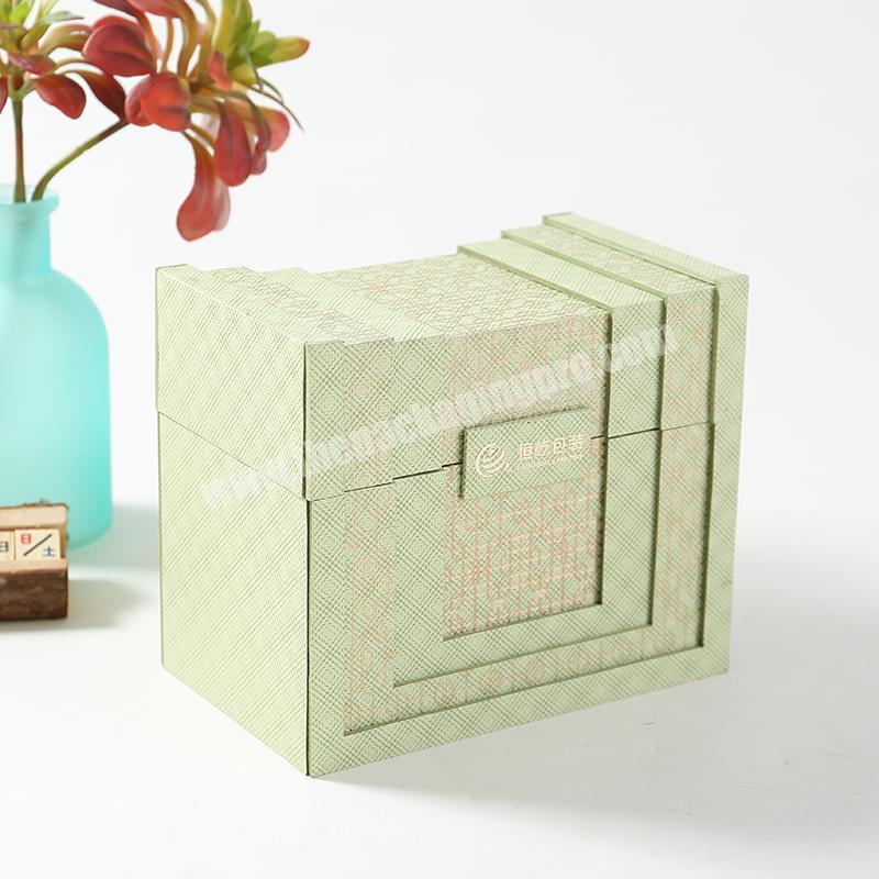 Luxury Book Shaped Rigid Cardboard Foldable Gift Box Custom Print Paper Clamshell Magnetic Gift Box
