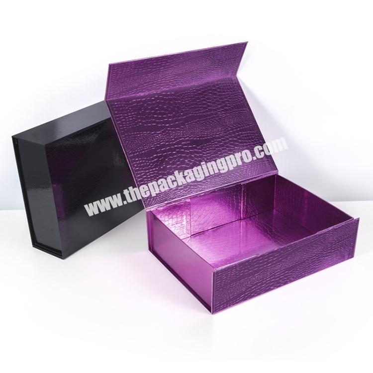 luxury boxes wholesale custom foldable magnetic rigid box