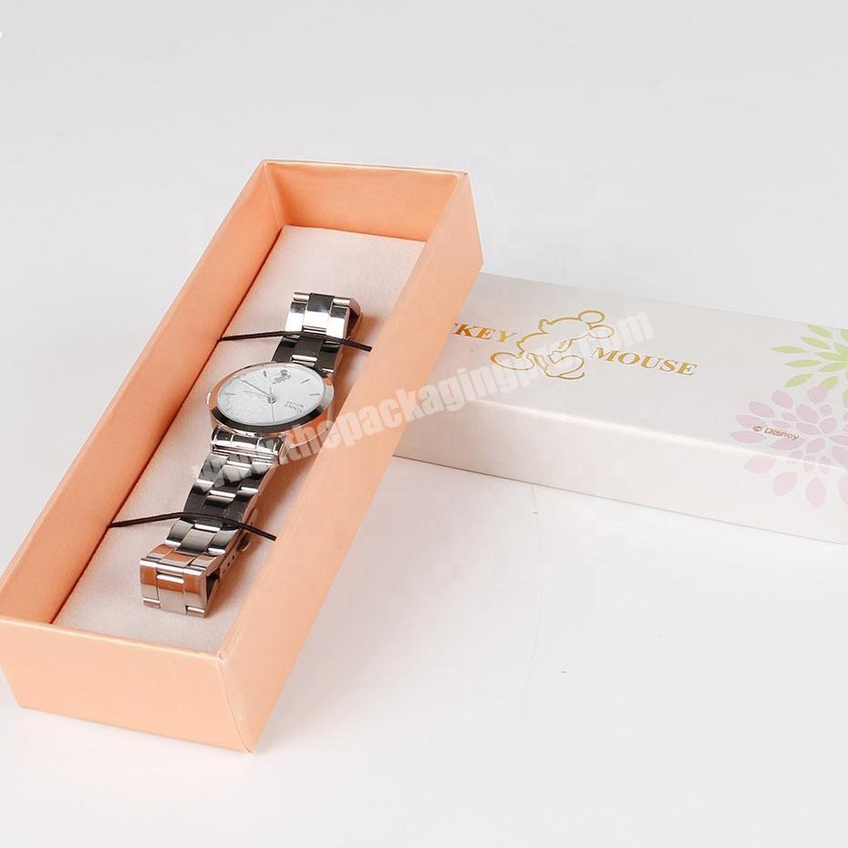 luxury branded recycle single watch paper packaging box with logo