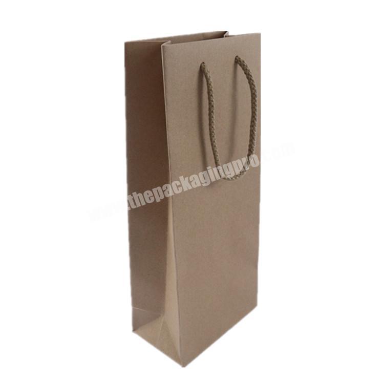 luxury brown kraft paper carrier bags with handle