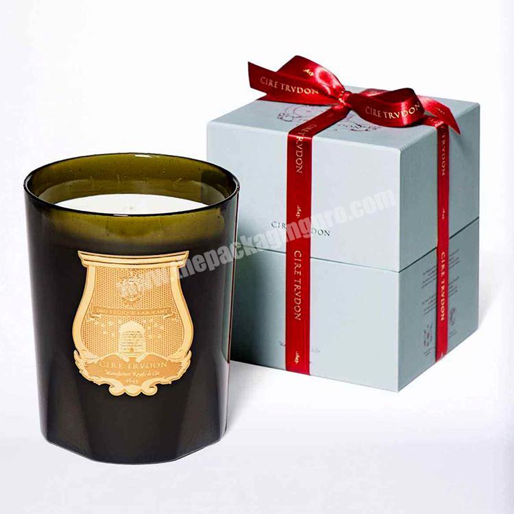 Luxury candle packaging box aromatherapy candle packaging box with lid